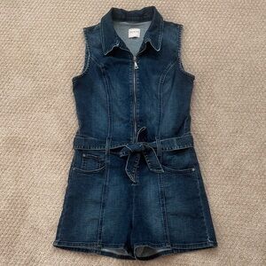 Guess Indigo Denim Sleeveless Romper
